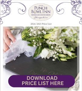 Punch Bowl Inn Wedding Price List 